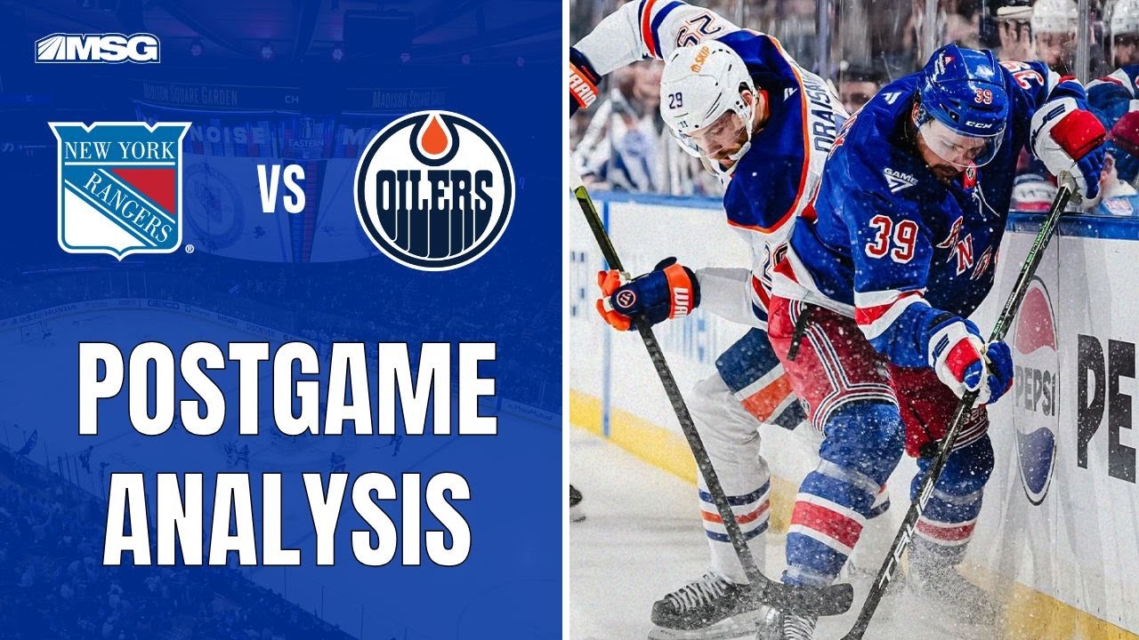 Rangers Fall To Oilers 2-0 At The Garden | New York Rangers