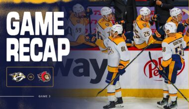 Game Recap @ Ottawa Senators: Oct. 13th