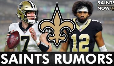New Orleans Saints Rumors On STARTING Taysom Hill At QB + Chris Olave Trade?