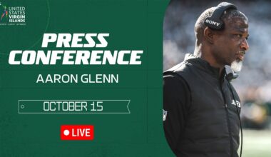 Aaron Glenn Press Conference (10/15) | New York Jets