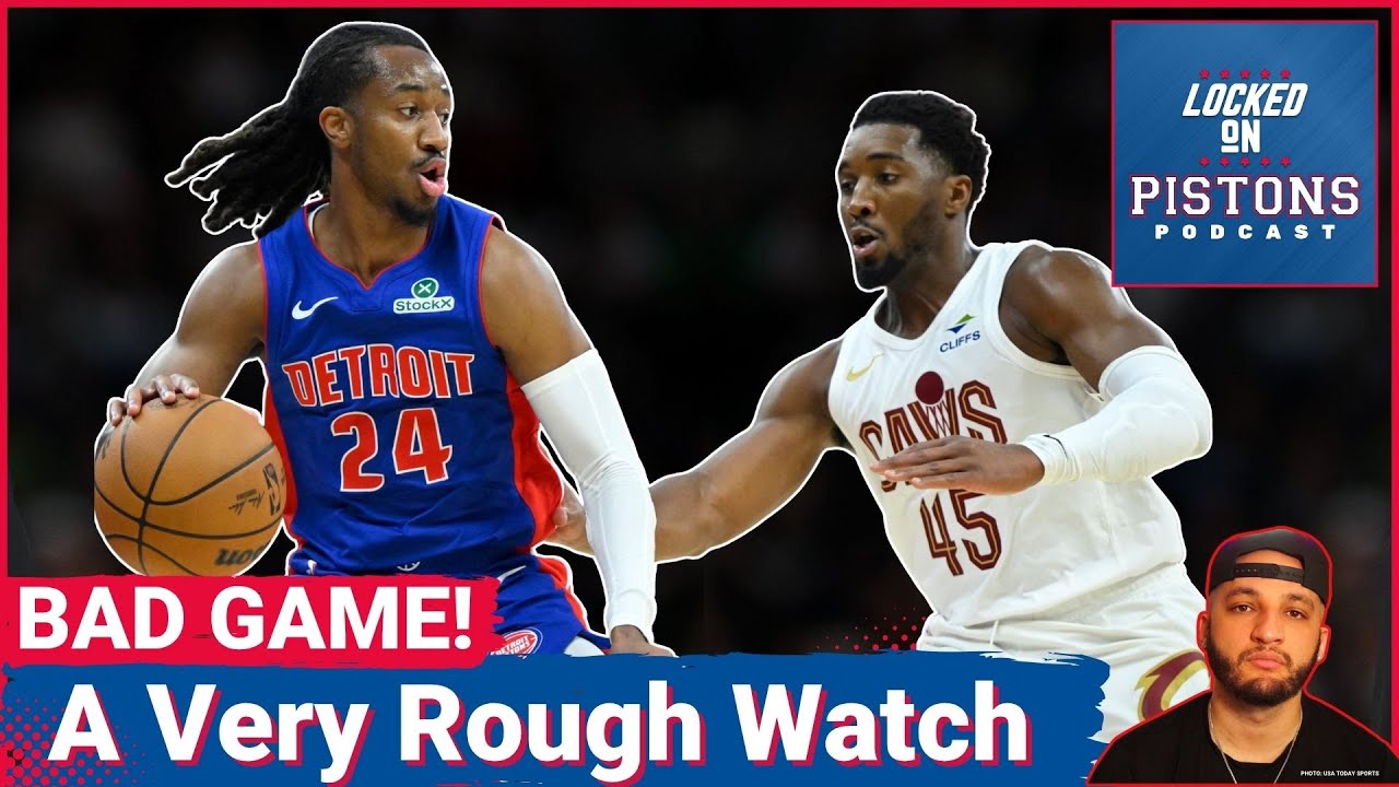 Detroit Pistons STUMBLES Through Third Preseason Game Loss To Cleveland Cavaliers