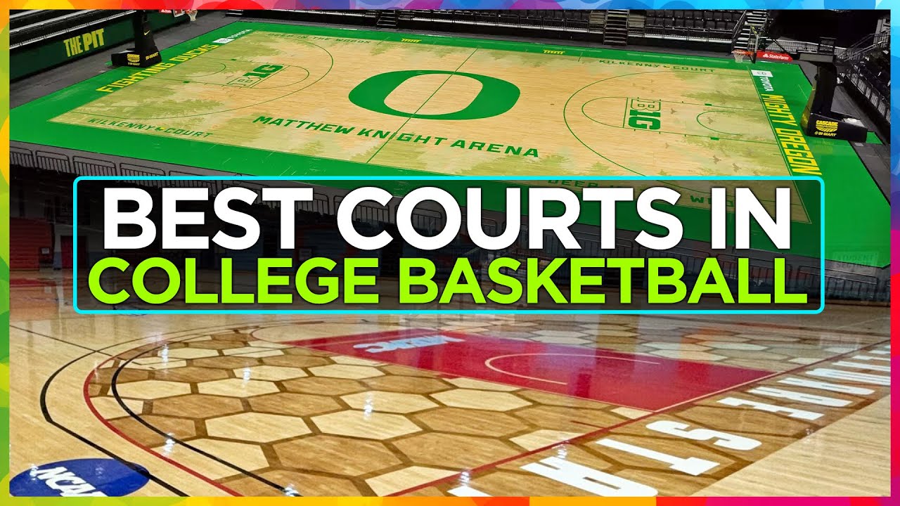 The BEST College Basketball COURTS 2025