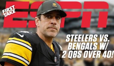 FULL PREVIEW 🔥 Bengals vs. Steelers will be 'GREAT FOR THE OLD GUYS!' - Aaron Rodgers | First Take