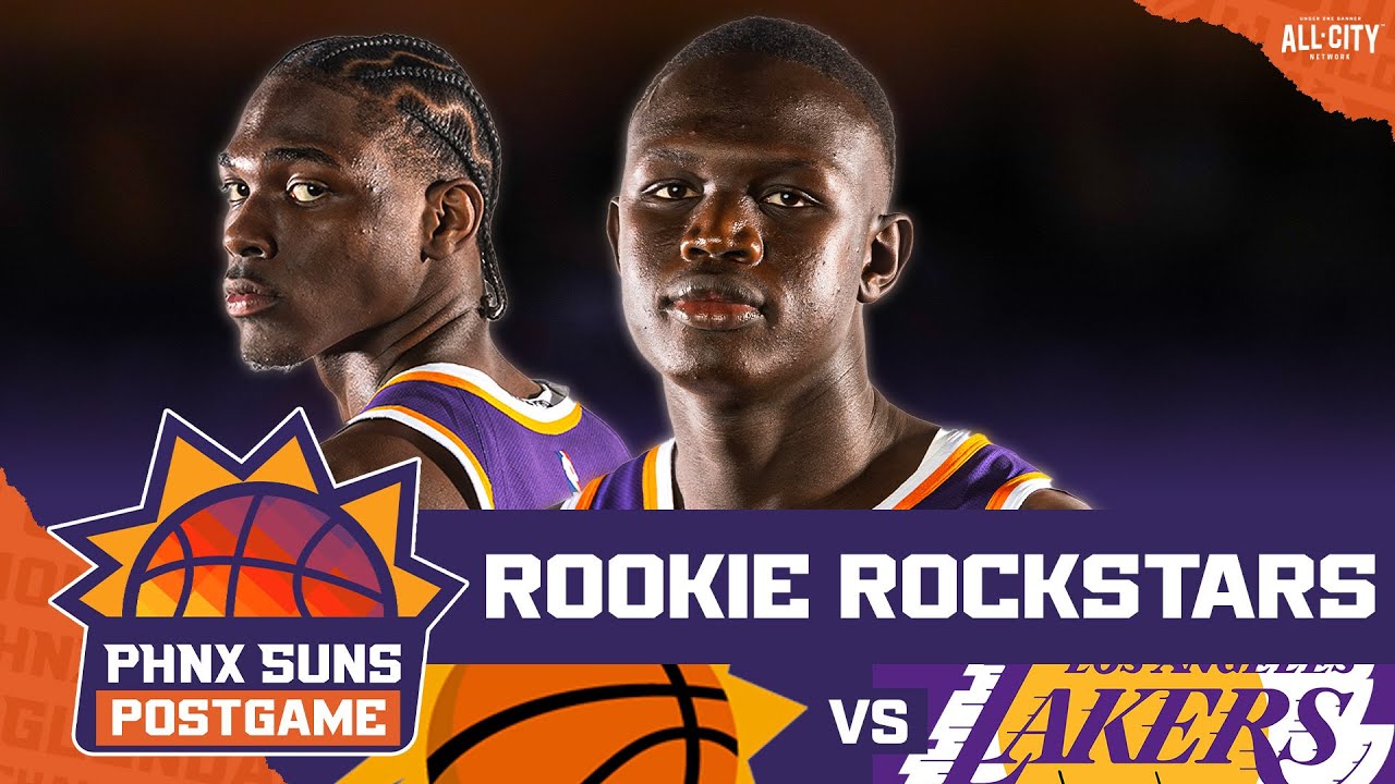 POSTGAME: Phoenix Suns Rookies SHOW OUT In COMEBACK WIN Over Luka, Lakers
