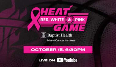 2025 HEAT Red, White & Pink Game Presented By Baptist Health Miami Cancer Institute