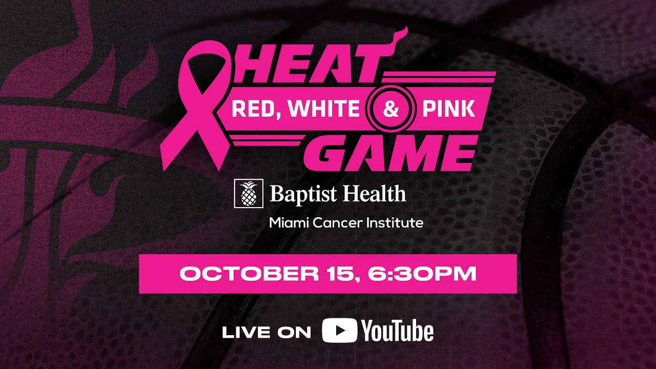 2025 HEAT Red, White & Pink Game Presented By Baptist Health Miami Cancer Institute