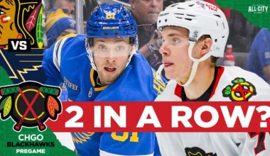 Chicago Blackhawks Going for Back-to-Back Wins vs St. Louis Blues? | CHGO Blackhawks PREGAME