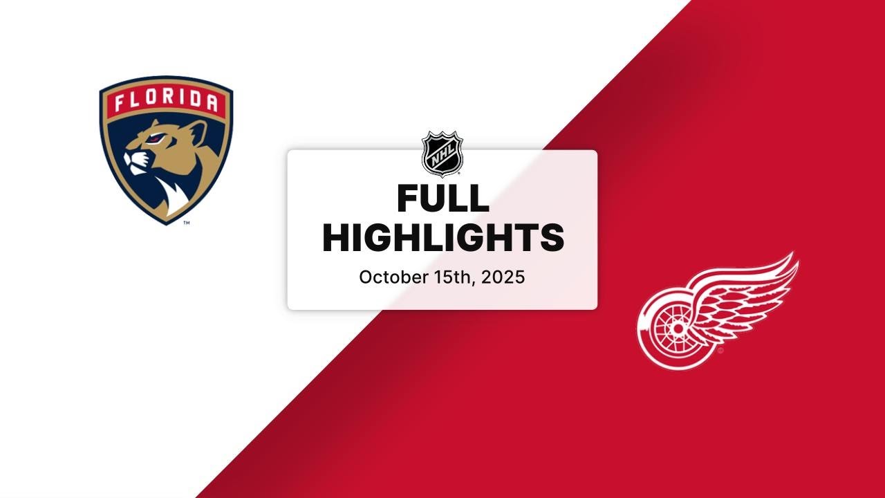 NHL Highlights | Panthers vs. Red Wings | October 15, 2025