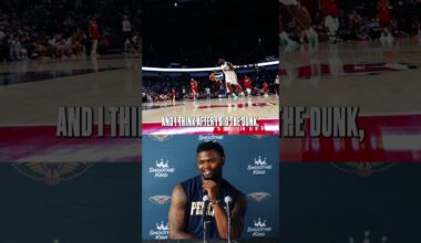 Zion Williamson: 'Time slows down' during 360° Dunk vs. Rockets | 2025 NBA Preseason