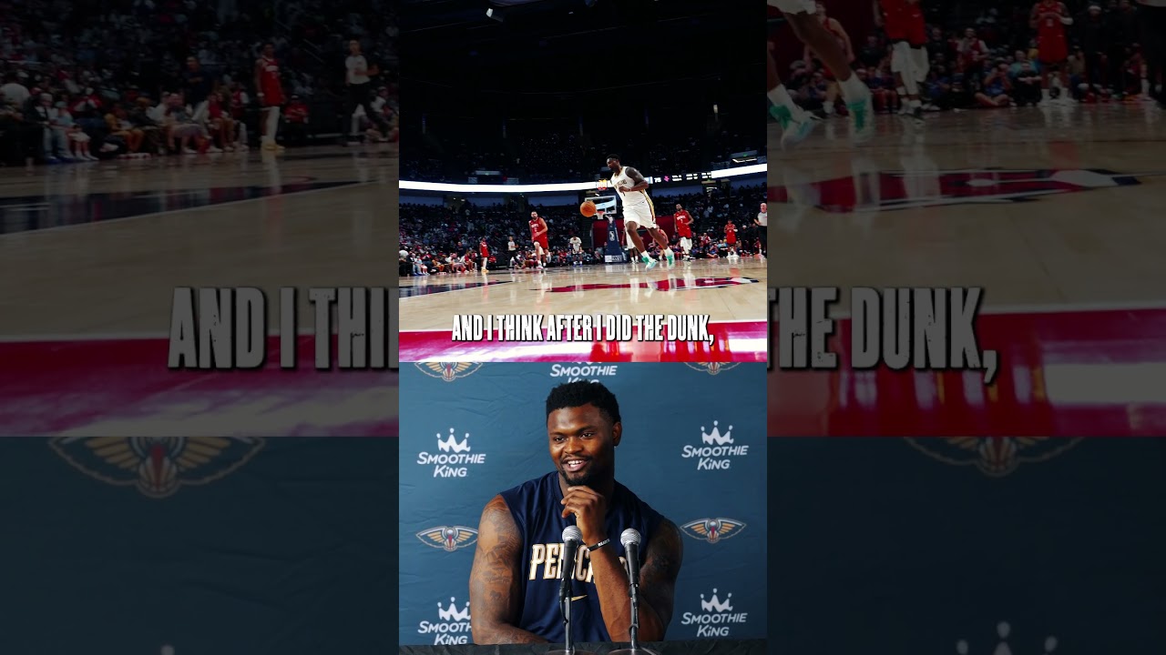 Zion Williamson: 'Time slows down' during 360° Dunk vs. Rockets | 2025 NBA Preseason