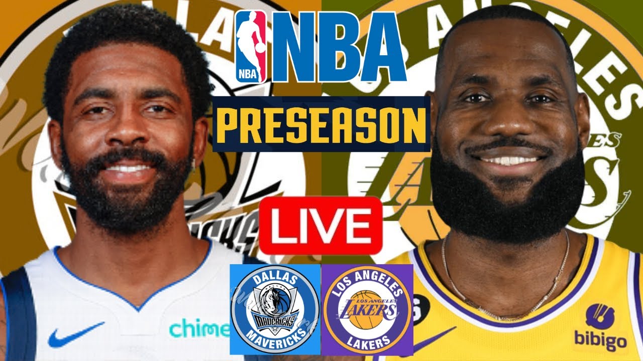 LIVE: DALLAS MAVERICKS vs LOS ANGELES LAKERS | NBA PRESEASON | PLAY BY PLAY | SCOREBOARD