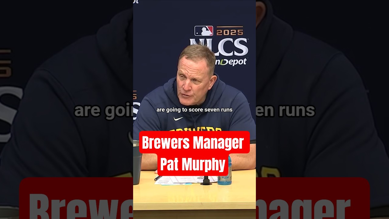 Brewers Manager Pat Murphy on Losses to Dodgers - 2025 NLCS