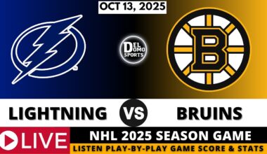 TAMPA BAY LIGHTNING VS BOSTON BRUINS 🏒 NHL 2025-26 SEASON GAME | Oct 13, 2025