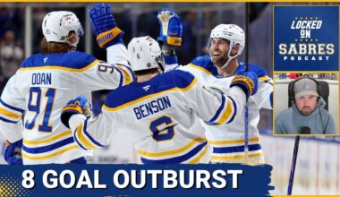 The Buffalo Sabres erupt for EIGHT GOALS in their first win of the year against the Ottawa Senators