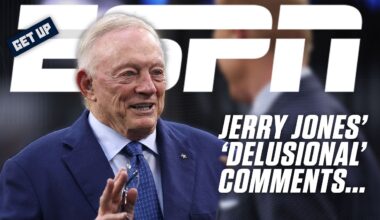 Jerry Jones BELIEVES in Cowboys defense 🤔 + Jaxson Dart & Cam Skattebo SAVING NYG?! 👀 | Get Up