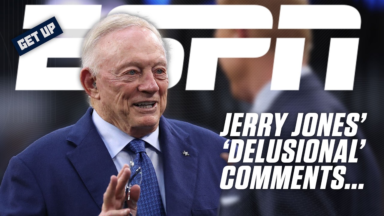 Jerry Jones BELIEVES in Cowboys defense 🤔 + Jaxson Dart & Cam Skattebo SAVING NYG?! 👀 | Get Up