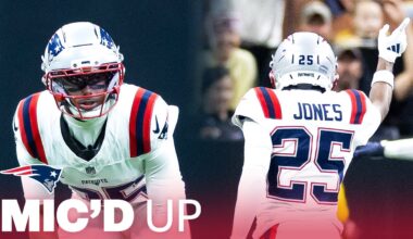 MIC'D UP: Marcus Jones Gets His First NFL Sack in Win Against Saints | New England Patriots
