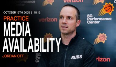 Head Coach Jordan Ott Practice Media Availability | 10-15-25 | Phoenix Suns