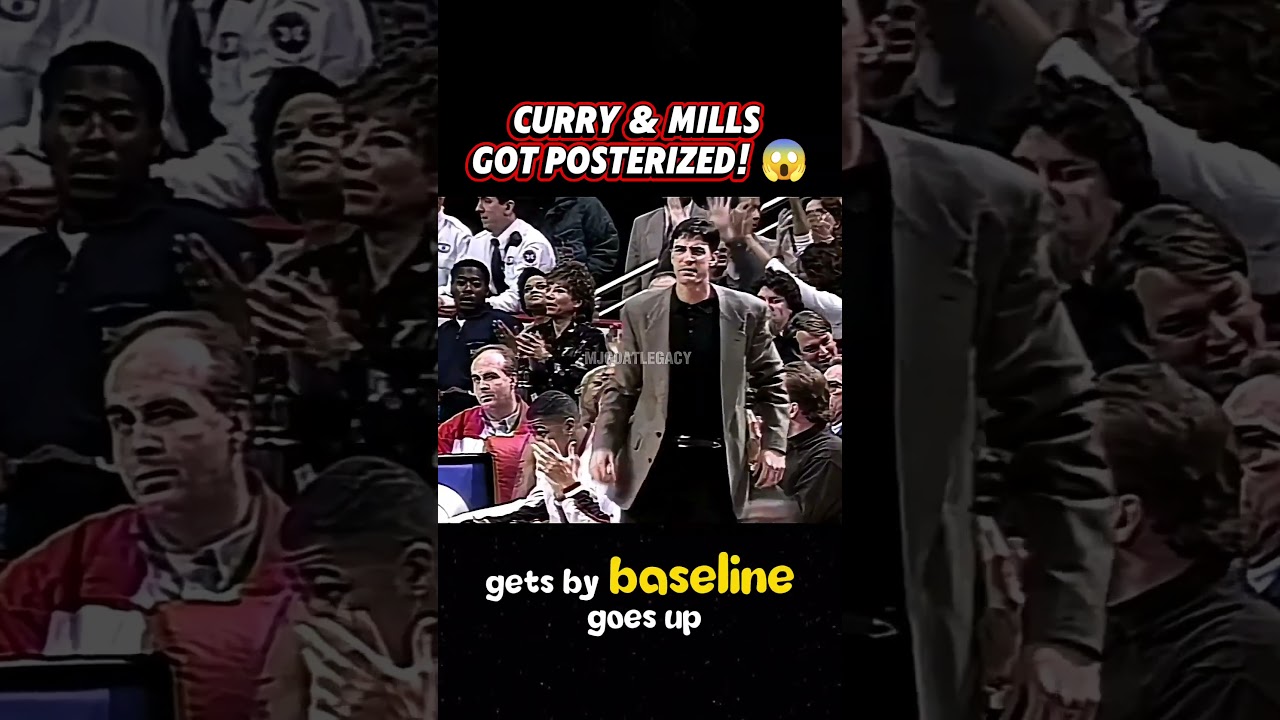 Michael Jordan Destroyed Michael Curry & Terry Mills with This Dunk 😱🐐#shorts