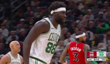 Xavier Tillman's buzzer beater lifts the Boston Celtics to a 110-108 win over the Toronto Raptors