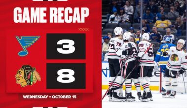 Blackhawks at Blues Game Highlights | 10.15.25