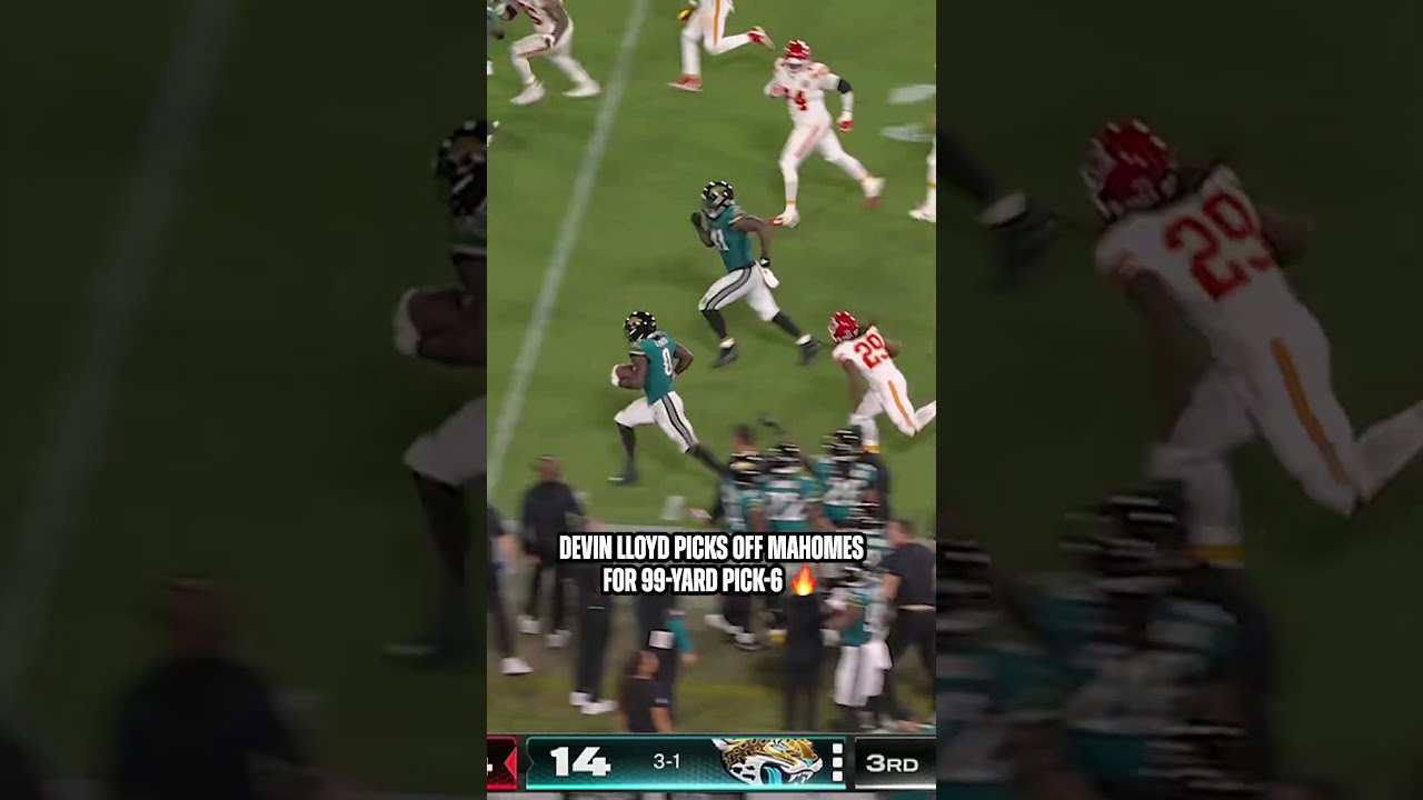 longest pick six in jacksonville jaguars history 😤