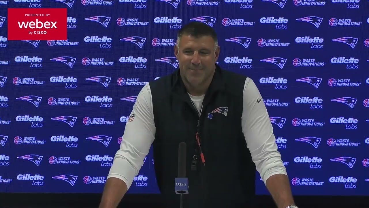Mike Vrabel on the Team Preparing for the Titans: "They're Locked In." | Patriots Press Conference