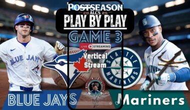 Vertical:  Toronto Blue Jays vs Seattle Mariners MLB ALCS Showdown & Reactions!