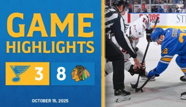 Game Highlights: Blackhawks 8, Blues 3