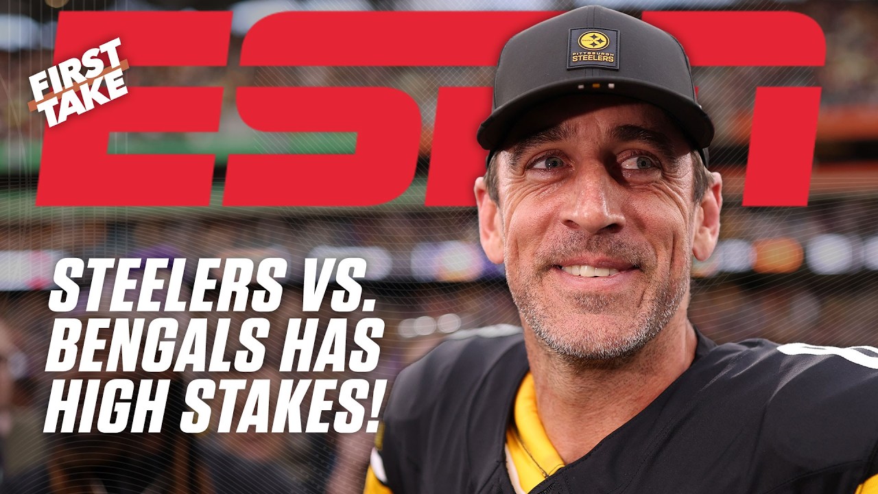 Steelers vs. Bengals FULL PREVIEW 🔥 Would a win PROVE Pittsburgh is a CONTENDER? 👀 | First Take