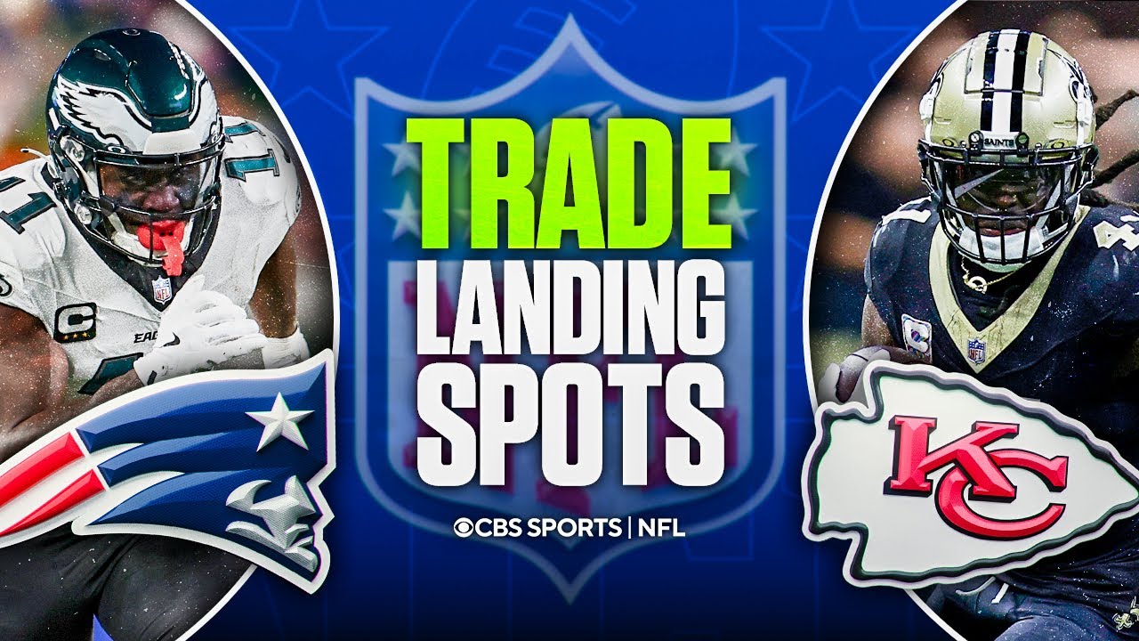 NFL Trade Deadline Potential Landing Spots: AJ Brown to Patriots, Alvin Kamara to Chiefs, & MORE 🚨