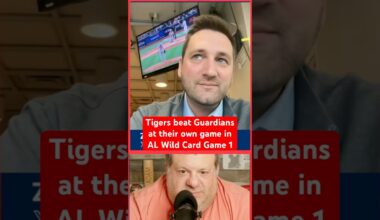 #detroittigers beat #clevelandguardians in Game 1. #mlb #guardians  #shorts #tigers #mlbplayoffs