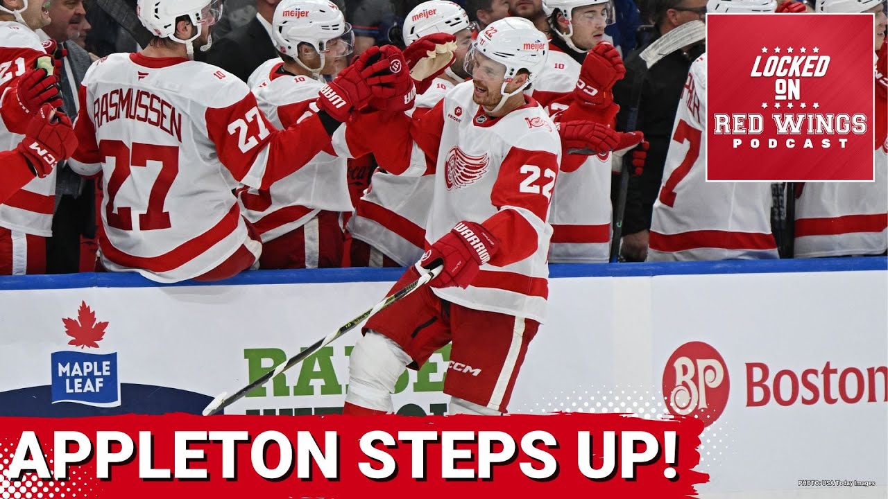 Mason Appleton steps up! Detroit Red Wings beat the Florida Panthers