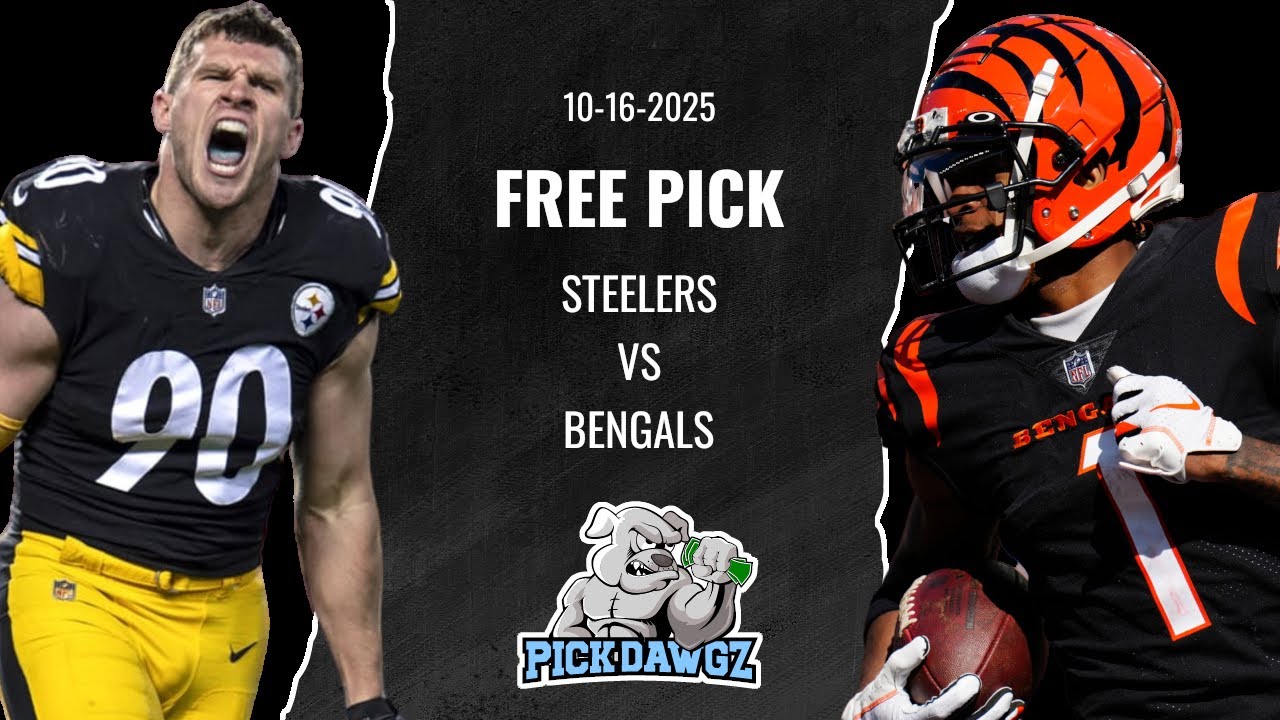Cincinnati Bengals vs Pittsburgh Steelers 10/16/25 NFL Pick & Prediction | NFL Week 7