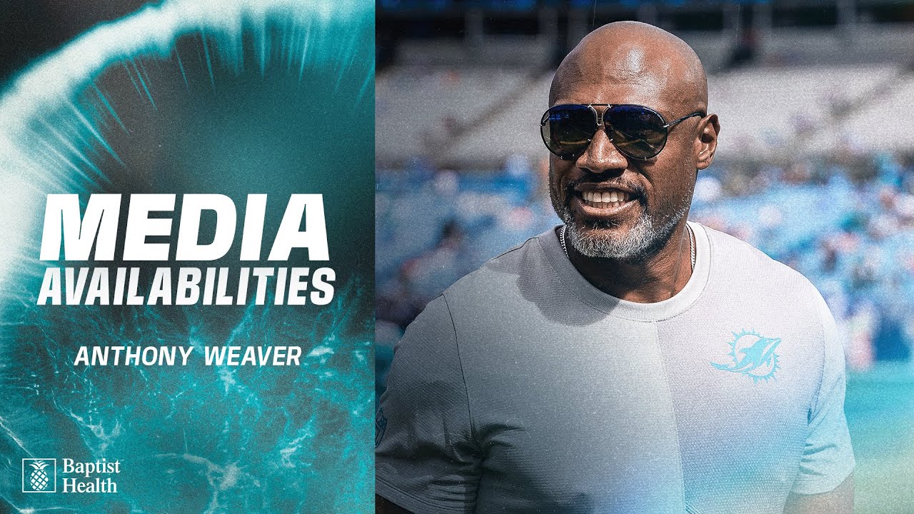 Anthony Weaver meets with the media | Miami Dolphins