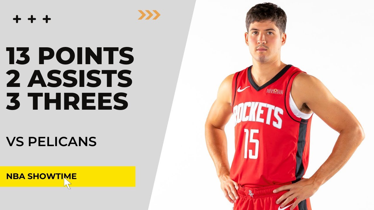 Reed Sheppard 13 Points, 3 Threes, 4 Assists vs Pelicans I 2025 NBA Preseason
