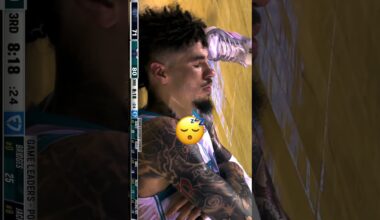 Olha a reação do LaMelo Ball 😴 #nba #shorts #basquete