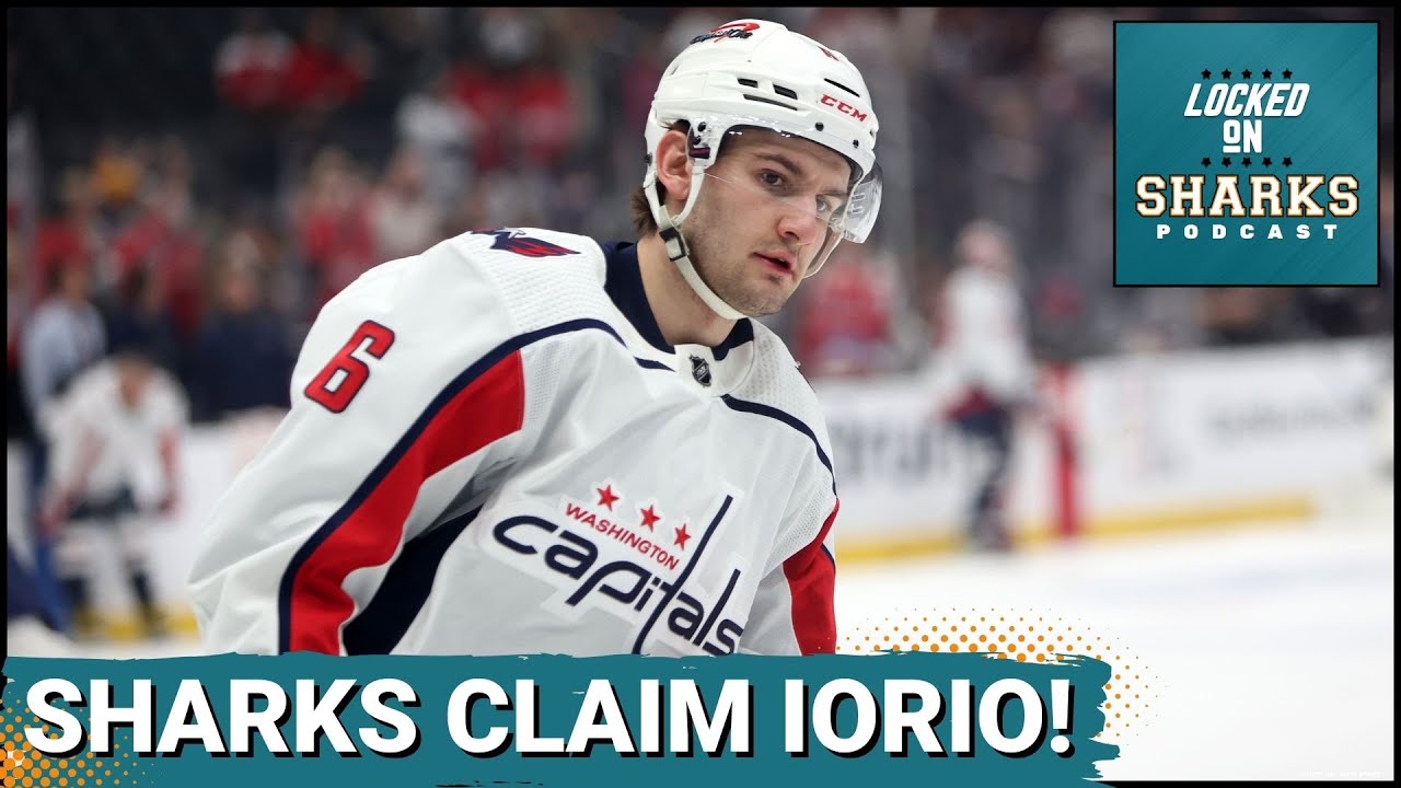 Sharks POUNCE on Waived Capitals Prospect | Is Vincent Iorio the ANSWER to Sharks' Struggles?