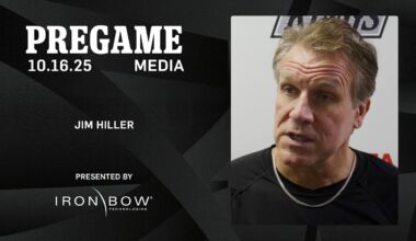 MEDIA: Head Coach Jim Hiller | 10.16.25 LA Kings v Pittsburgh Penguins | Morning Skate
