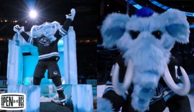 TUSKY! Utah Mammoth unveil new mascot 🦣