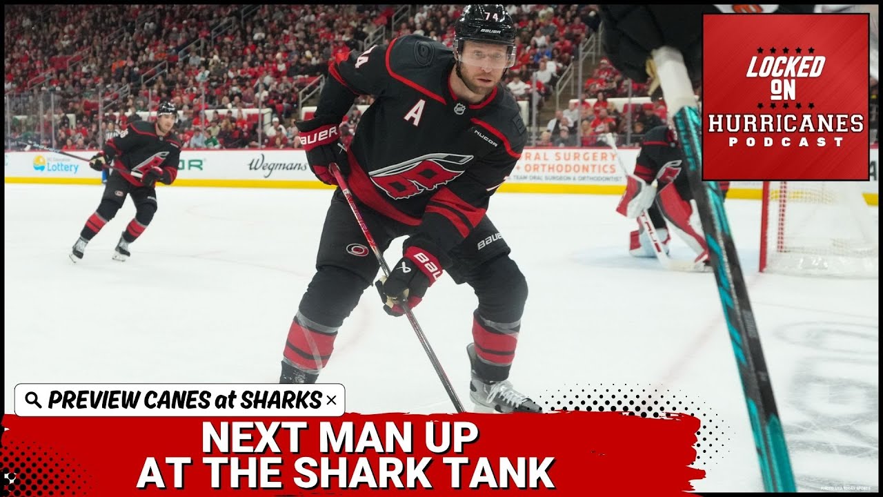 Next Man Up for the Carolina Hurricanes Ahead of Shark Hunt in San Jose