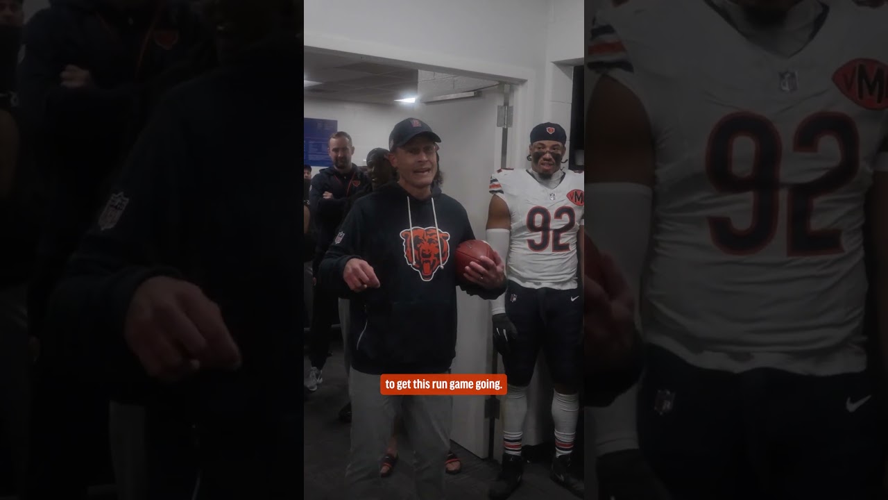 Never blinked. #speech #postgame #chicagobears