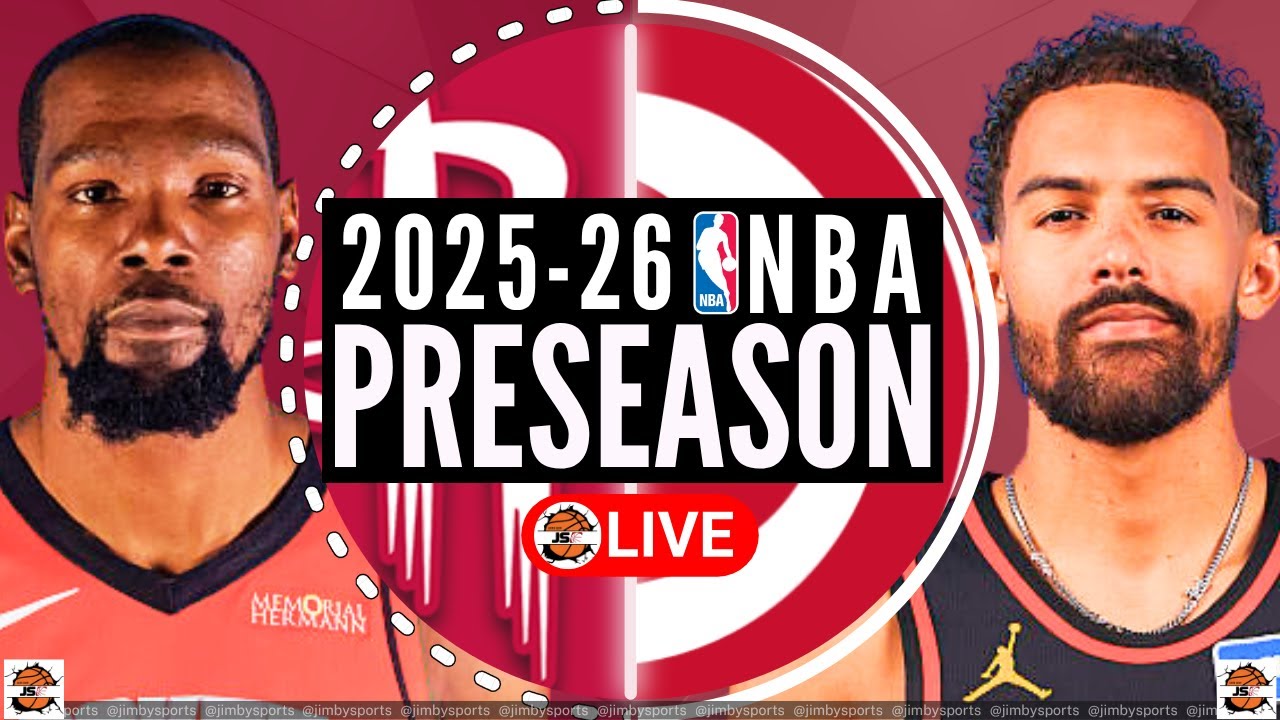 Houston Rockets vs Atlanta Hawks NBA Preseason Live Scoreboard