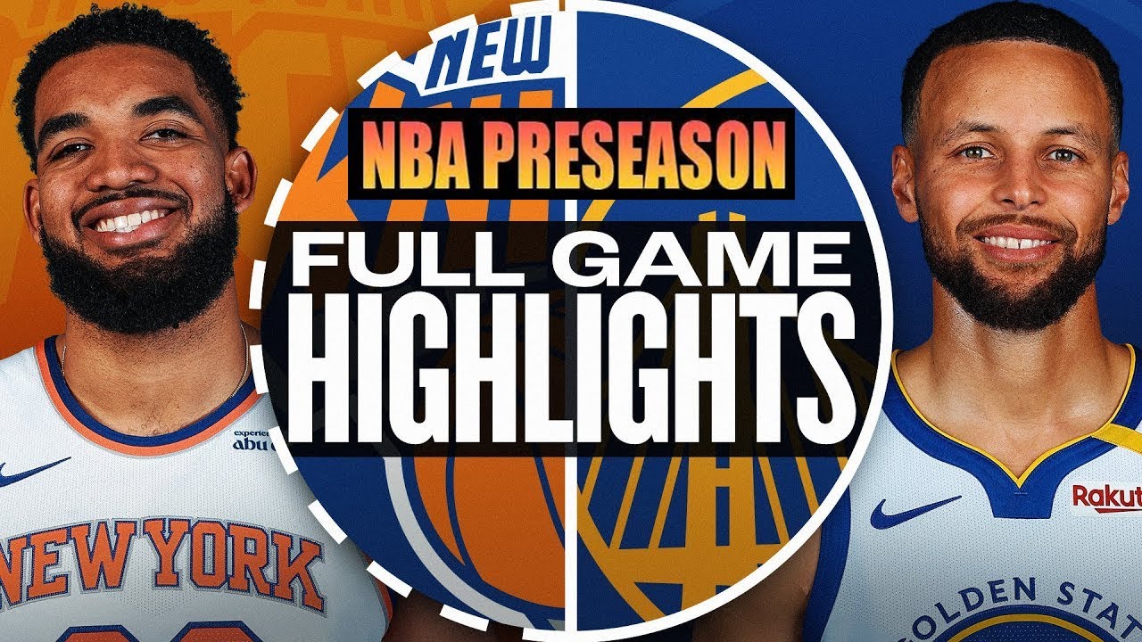 Golden State Warriors vs New York Knicks Full Game Highlights - OCT 16, 2025 | NBA Preseason