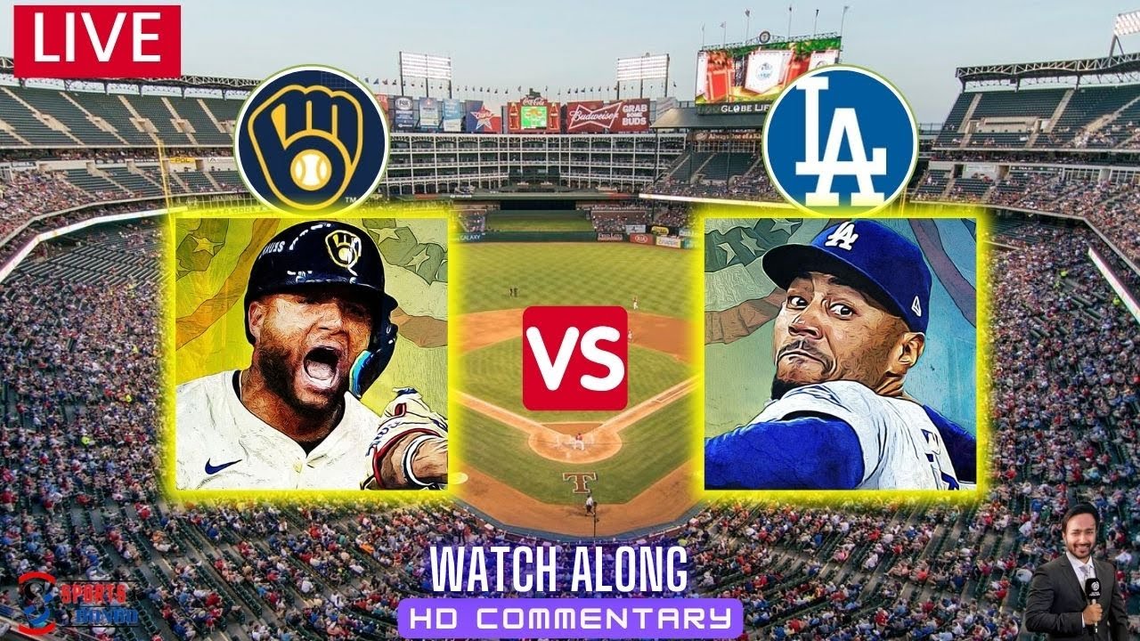 Brewers vs Dodgers | Baseball | Milwaukee Brewers vs LA Dodgers Live Watch Along