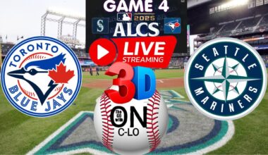🔴 Seattle Mariners vs Toronto Blue Jays. Game 4 ALCS Live MLB Baseball. Play by Play 3D Presentation