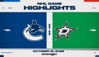 NHL Highlights | Canucks vs. Stars - October 16, 2025