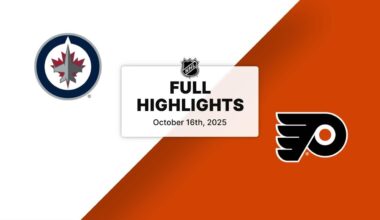 NHL Highlights | Jets vs. Flyers | October 16, 2025