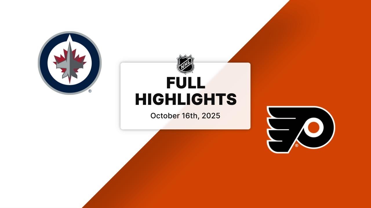 NHL Highlights | Jets vs. Flyers | October 16, 2025