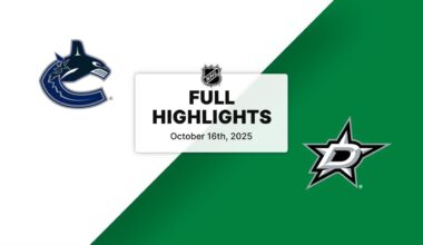 NHL Highlights | Canucks vs. Stars | October 16, 2025
